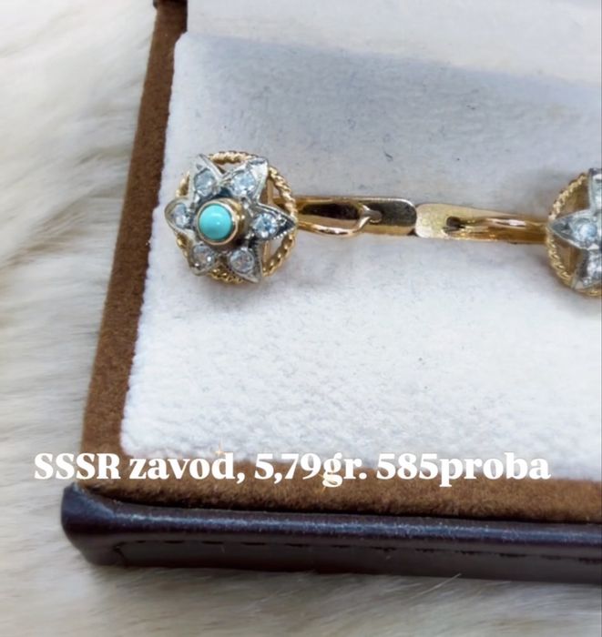 Elegantniy sergi UzSSSR 5,79gr 583proba