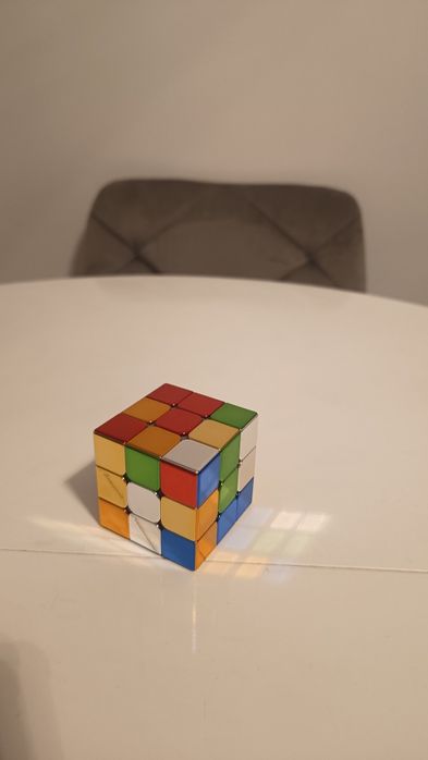 Cub Rubik magnetic vopsea metalica