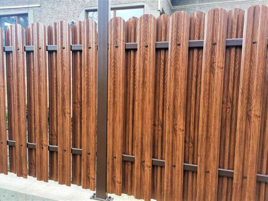 Метална ограда за двор орех-оградка за двор