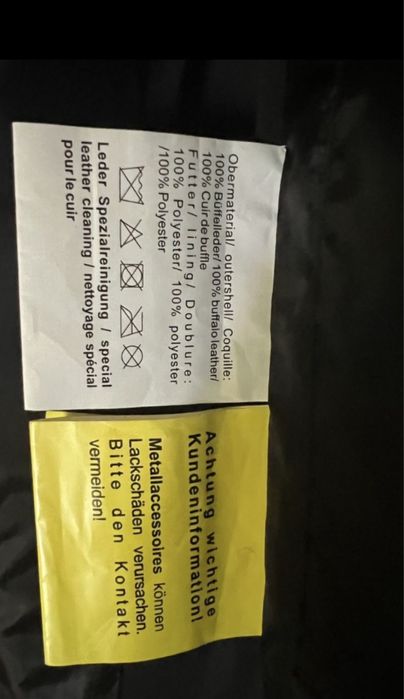 Vestă piele Highway 1…..cu etichetă…