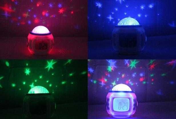 Часы - музыкальный проектор звездного неба