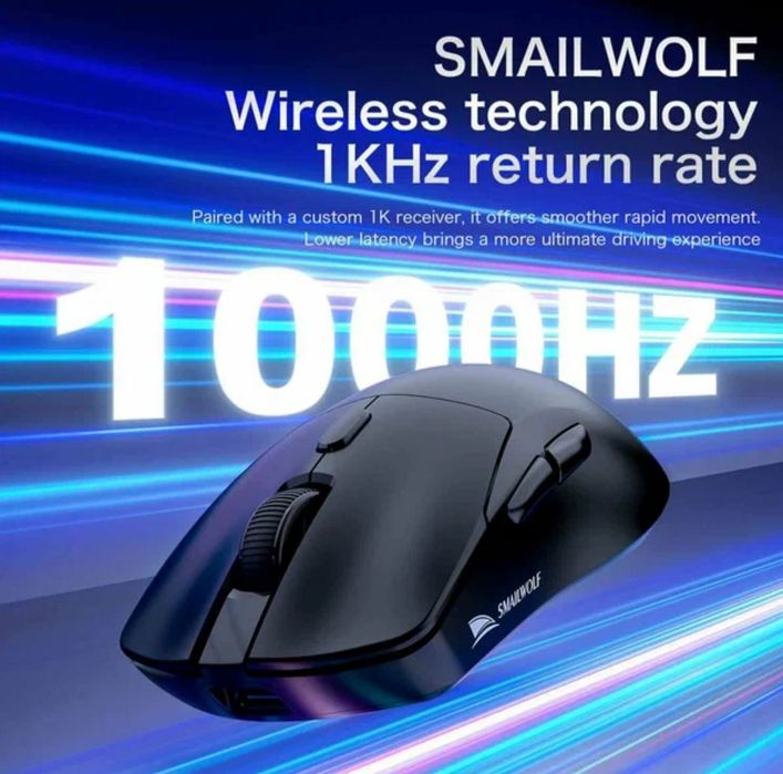 Игровая мышка SmailWolf M3 Pro+ c док станций