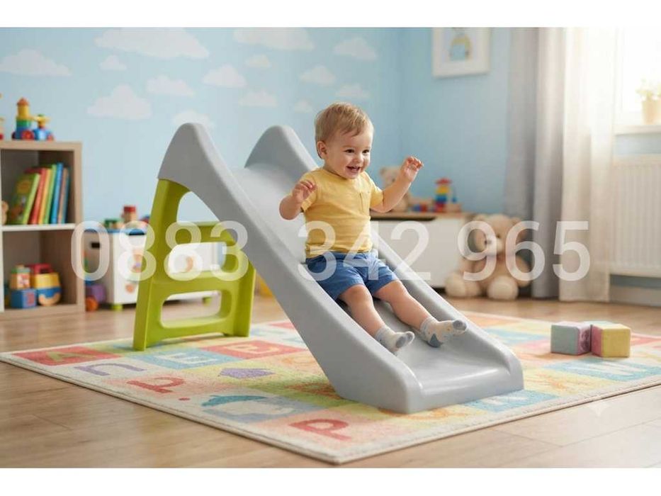 НОВИ! Детска пързалка Mochtoys 2в1 116см
