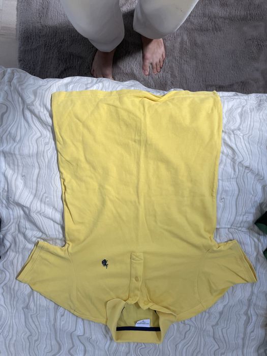 Tricou pollo culoare galben nou