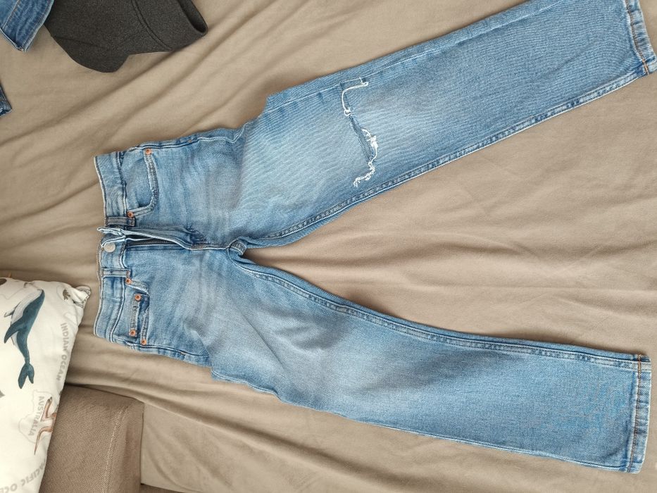 Дънки с протрит ефект, 140