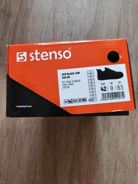 Работни обувки STENSO ACE BLACK S3 MF SR