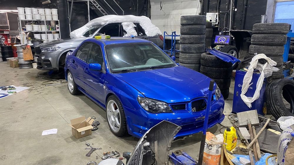 Subaru impreza лиса передний бампер