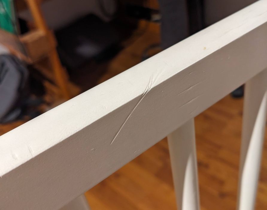 Pătuț bebe Ikea cu saltea cocos și protecție saltea