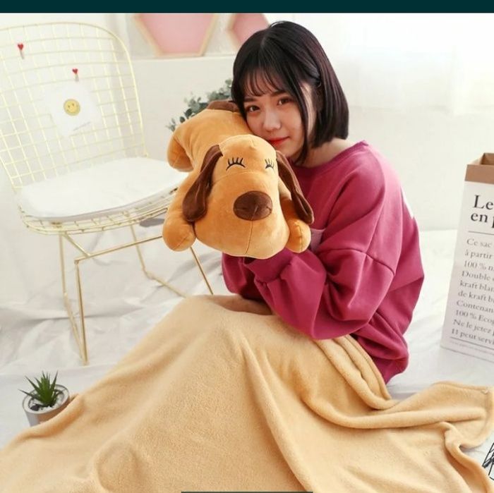 Одеяло, подушка, игрушка - 3 в1.