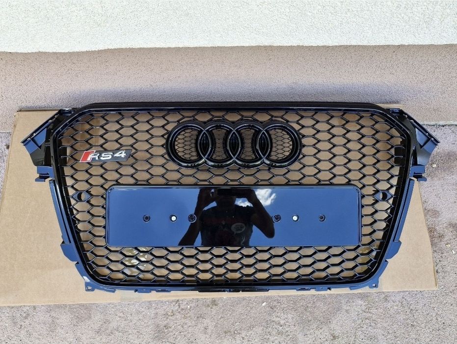 Grila centrala Audi A4 B8 facelift RS4 LOOK 2012-2015