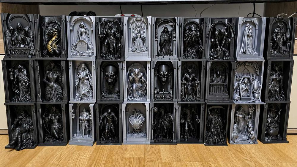 Booknooks cartiBook Nook 3D Gothic – Decor Bibliotecă Unic | 50 Lei Bucata | Tridory