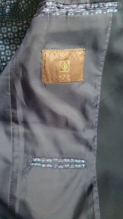 Sacou tuxedo bleumarin