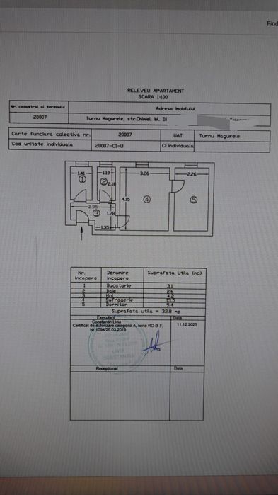 Vand apartament 2 camere Catanga