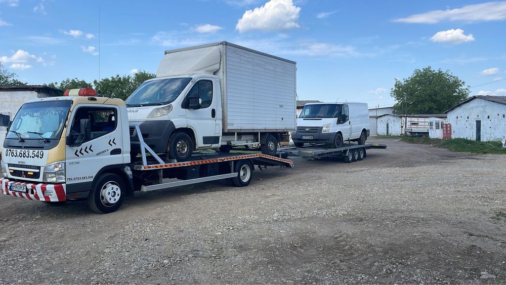 Tractari auto moto dube utilaje platforma asistenta depanare A0 A1 A2