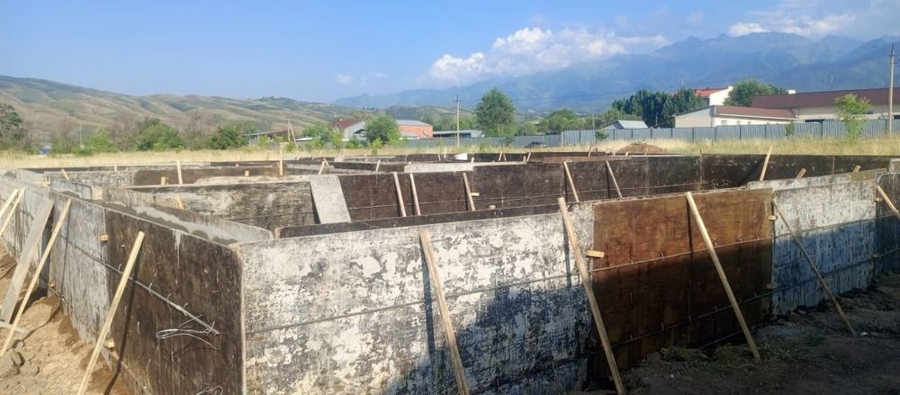 Фундамент заливка