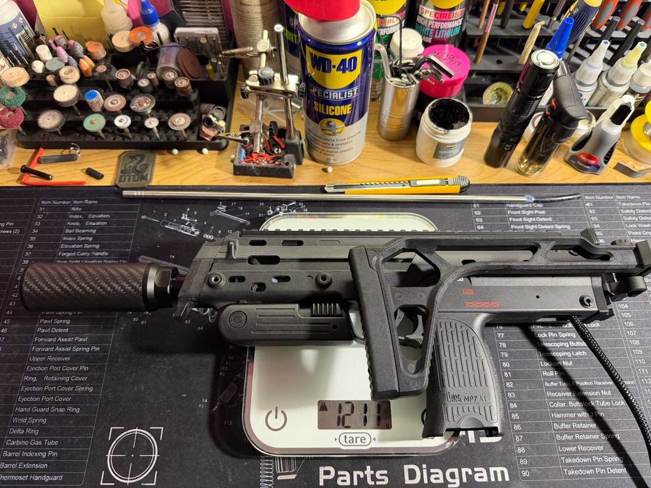 Еърсофт Реплика MP7 A1/A2 HPA custom Polarstar F2