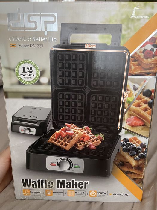 Вафельница новая