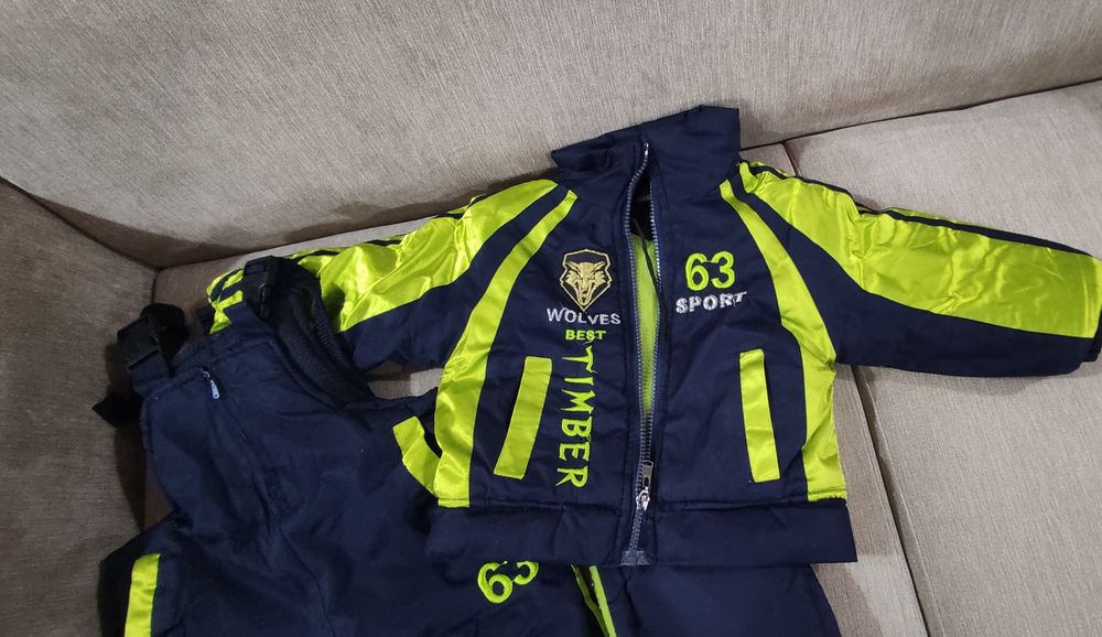 Куртка детская и комбенизон на 1 год