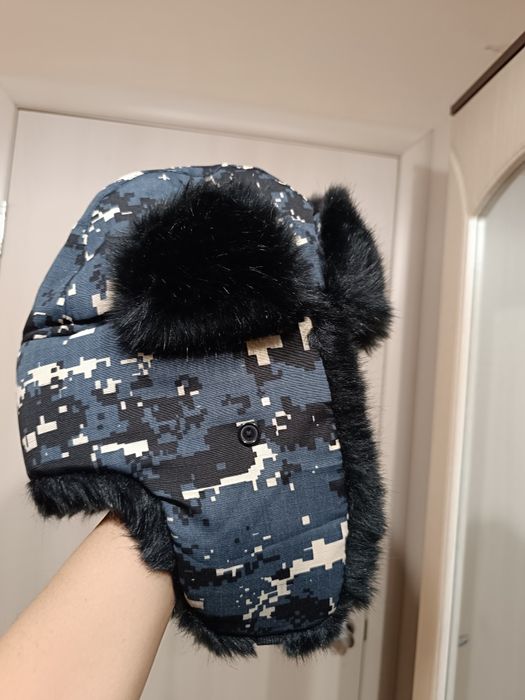 Теплая шапка на мальчика подростка