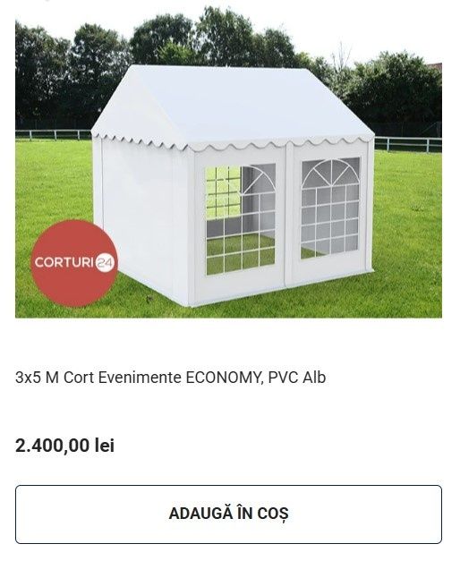 Cort pavilion de gradina/ evenimente 3x4m