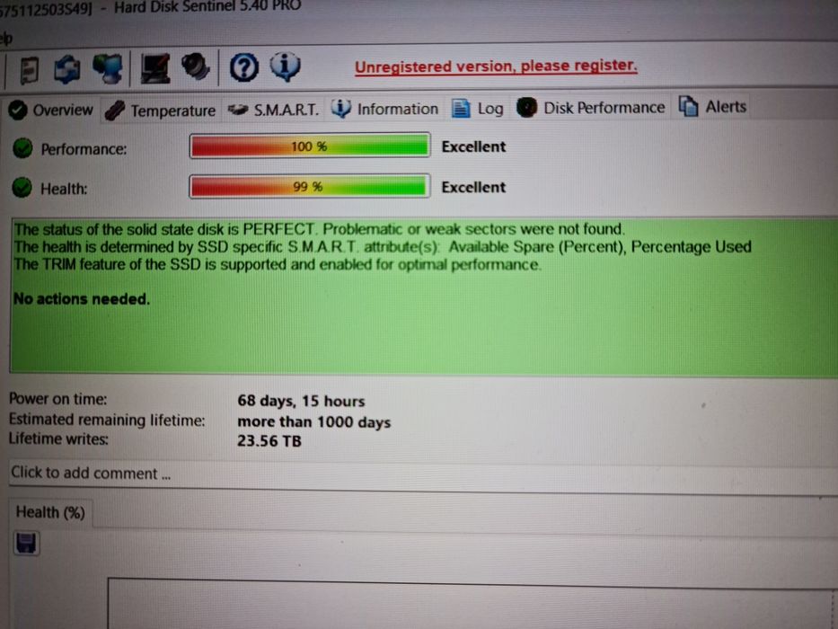 SSD M2 NVMe 2230 SK Hynix BC511 512GB - sanatate 99%