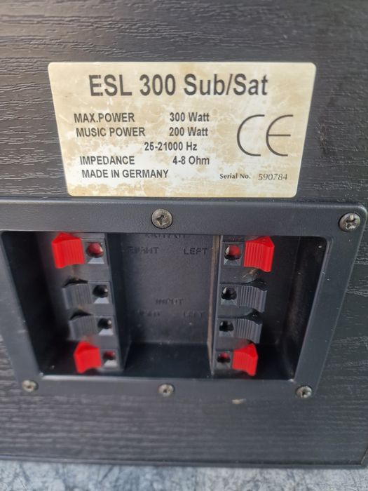 Subwoofer activ ESL 300 cu 2 boxe