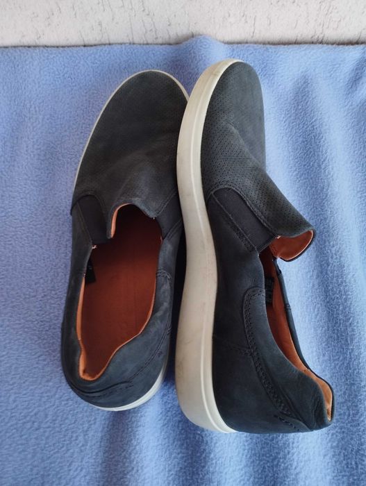 Чехли Birkenstock и мокасини ecco номер 47.