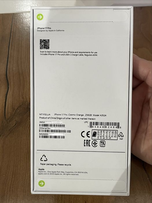 Iphone 17 pro XR 256 гб