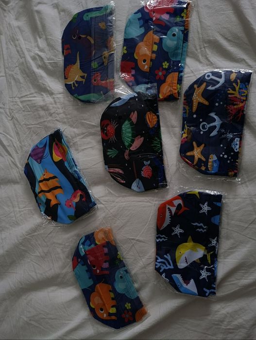 Caschete cască Înot Copii, Material Textil Elastic, Noi / Neutilizate - 12 Lei/Bucata
