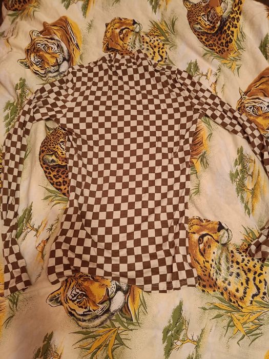 водолазка в клетку