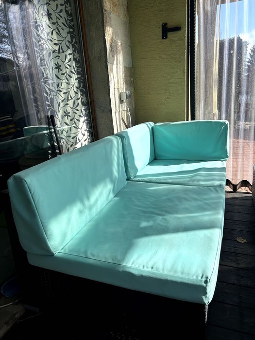 Градински ратанов сет – 4 части с възглавници