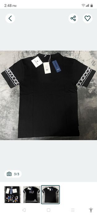 Vand tricou nou de barbati Dior