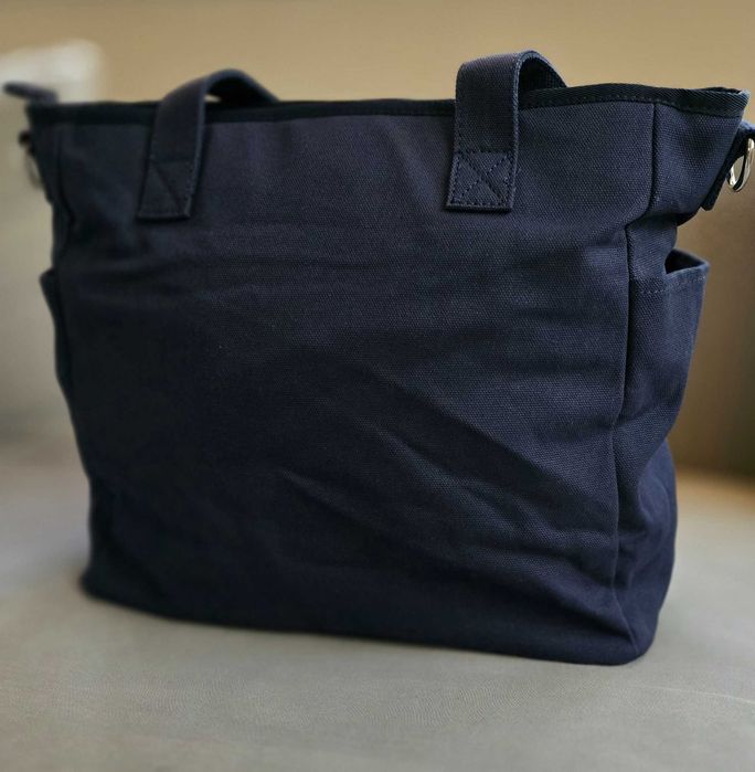 Чанта за количка в тъмносин цвят + кукички за закачане на дръжката