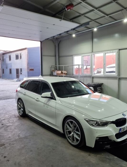 Prelungire Lip Extensi Praguri BMW Seria 3 F30 F31 Negru Lucios