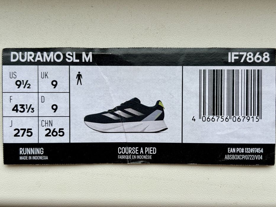 Оригинальные кроссовки Adidas DURAMO SL M
