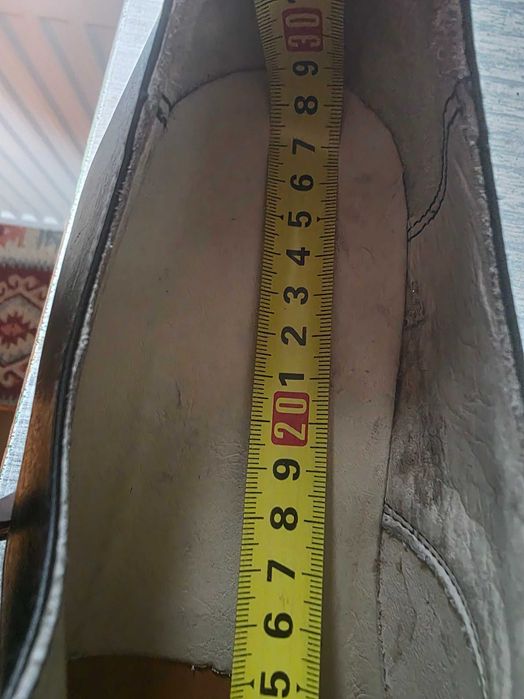 Pantofi eleganti din piele naturala, hand made, pentru barbati, nr.44