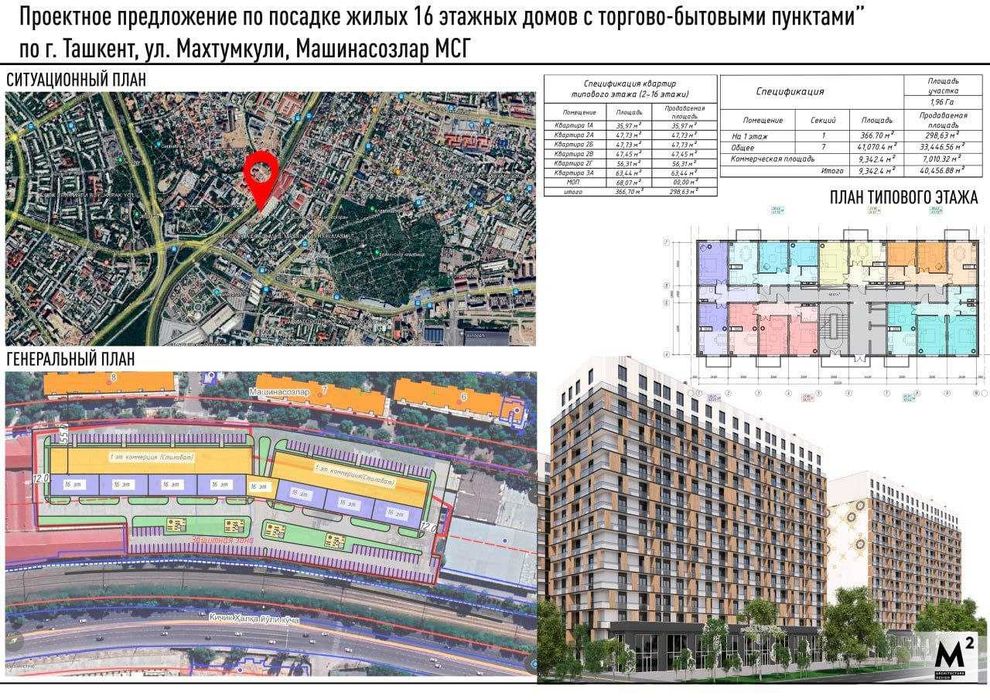 Земля с кадастром 220 соток под ЖК. Старый ТашМИ. Рассрочка.