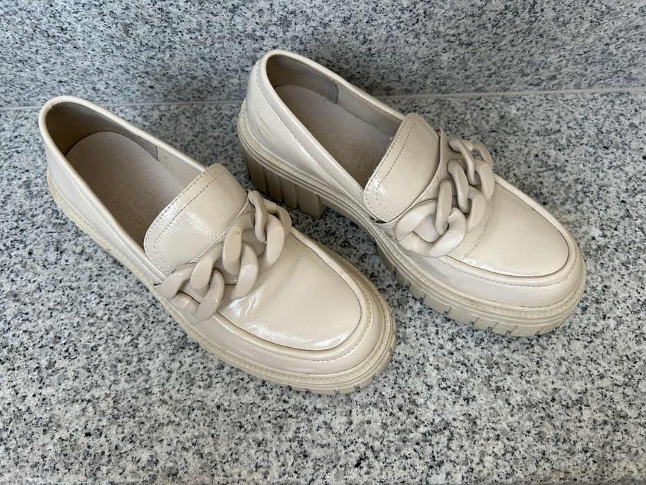 Pantofi cu talpa inalta / saboti cropp marimea 36