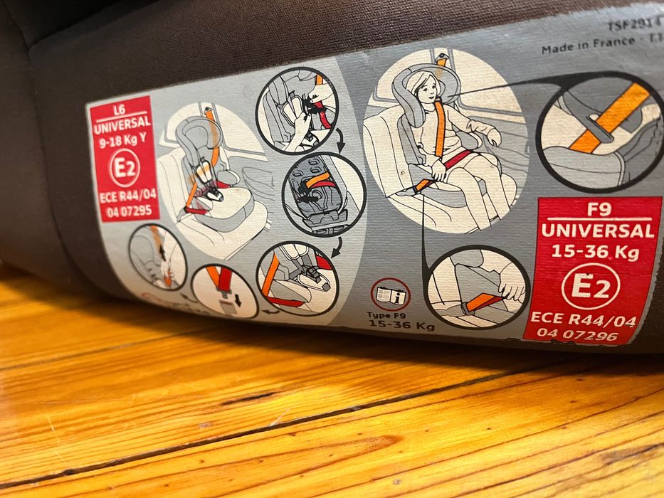 Столче за кола Nania Beline Luxe Agora Carmin, 9 -36 кг, Червено