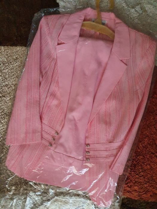 set nou Sacou si pantaloni mov SM 38