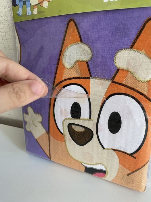 Детски спален комплект от 2 части Bluey Блуи Магическо парти , спално бельо – за кошара/малко легло 100х135 см