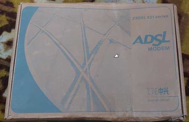 ADSL Модем (роутер)  ZXDSL 831 series