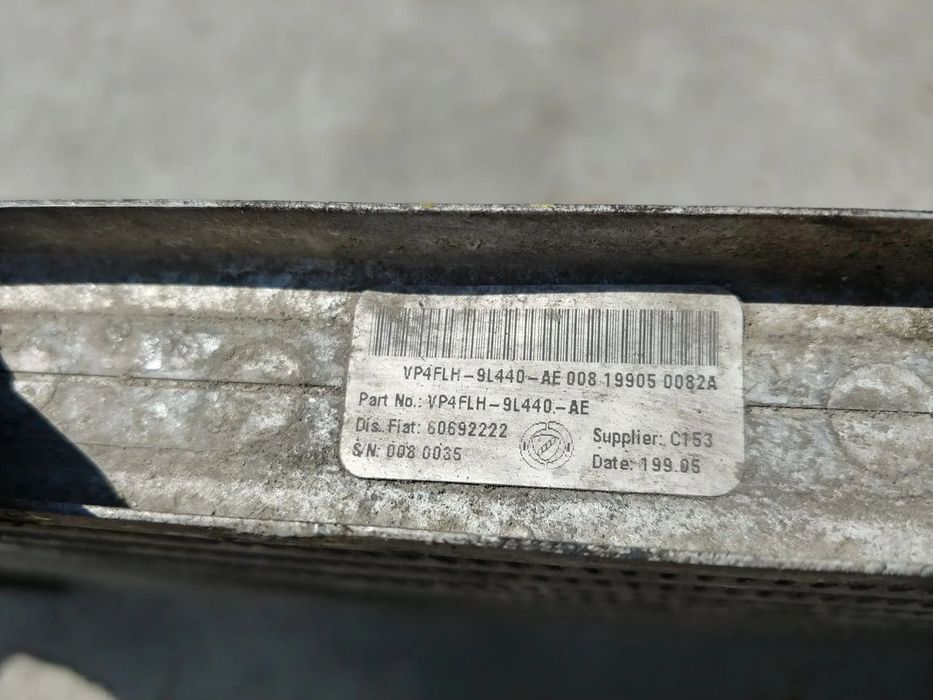 intercooler 2.4 jtd alfa romeo 159  vp4flh-9l440-ae