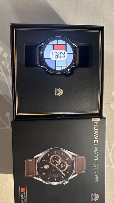 Huawei Watch GT 3 Brown Leather Strap
