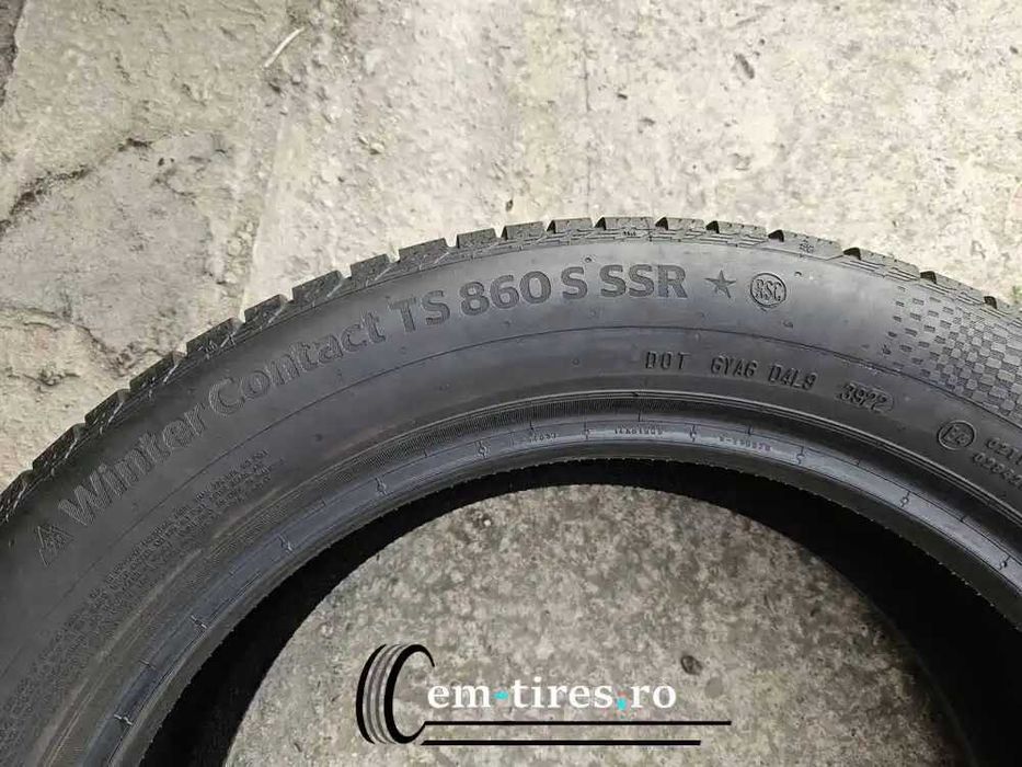 2 Anvelope Iarna 245/50 R19 CONTINENTAL WinterContact TS860S Runflat