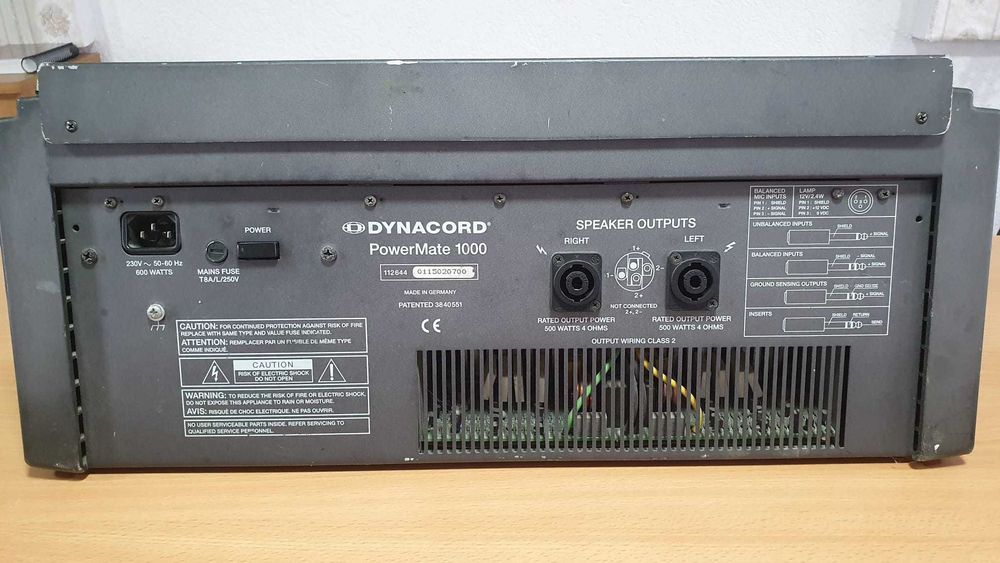 Mixer dynacord powermate 1000 1