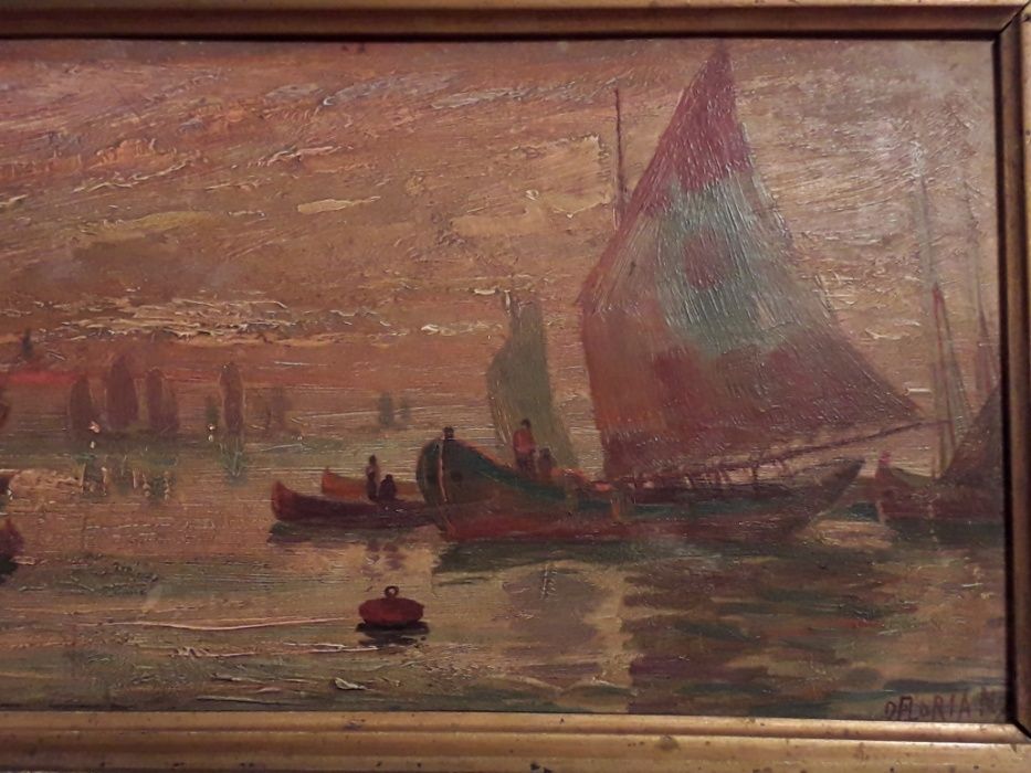 Tablou, Dimitrie Florian (Dobosariu) - Peisaj marin deosebit