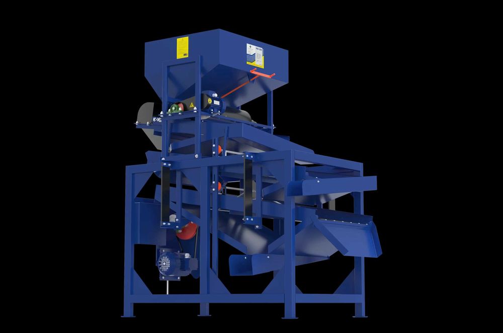 Selector cereale KBS-B cu ventilator Productivitate: 280-600 kg/h NOU Livrare rapidă