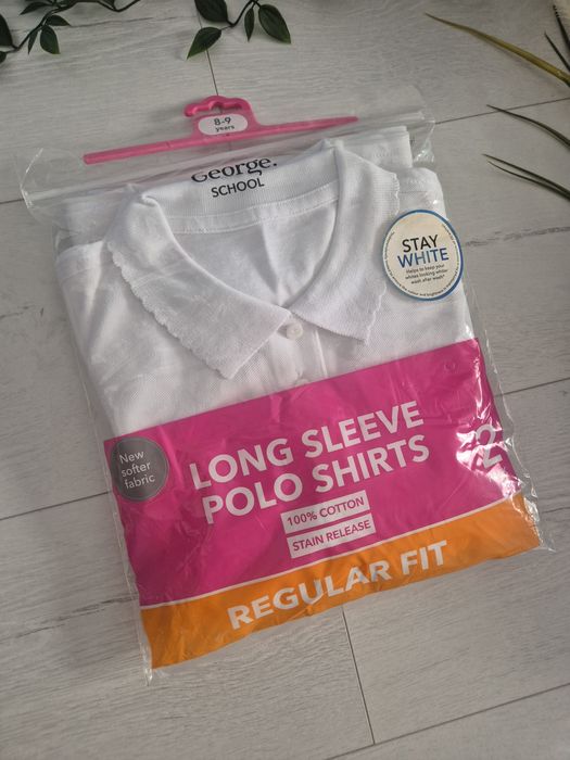 2 Bluze polo maneca lunga, Noi, George 8 9 ani