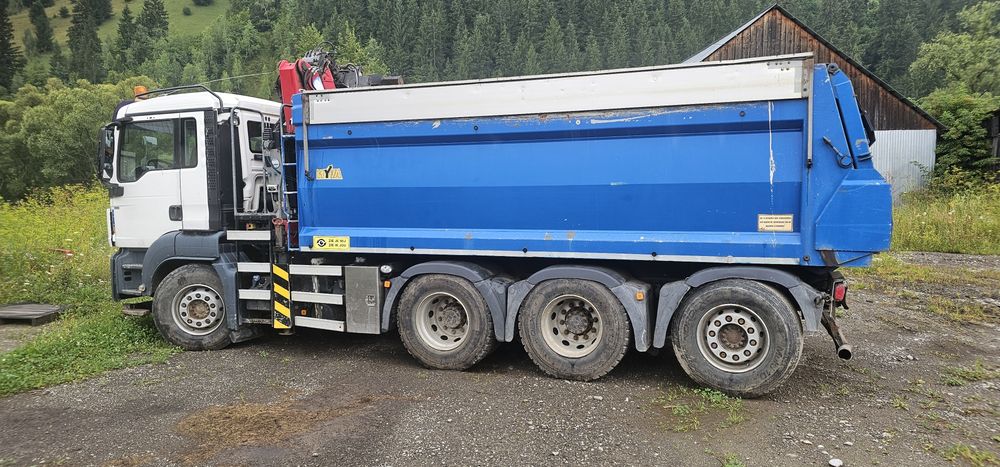 MAN TGS 35.400 Basculanta cu macara